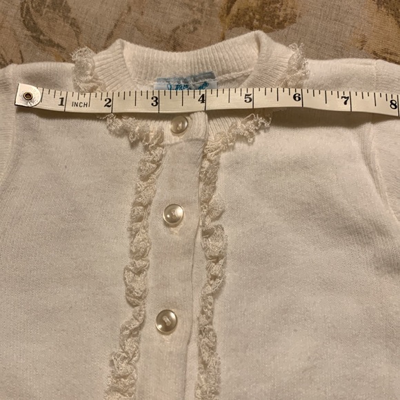 Julius Berger 100% Orlon acrylic, ivory cardigan - Picture 4 of 8